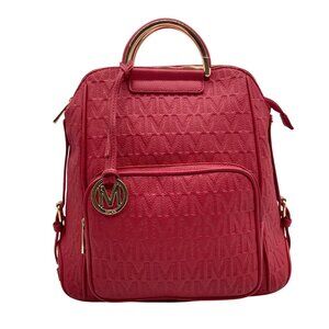 MKF Red Signature Backpack Bag